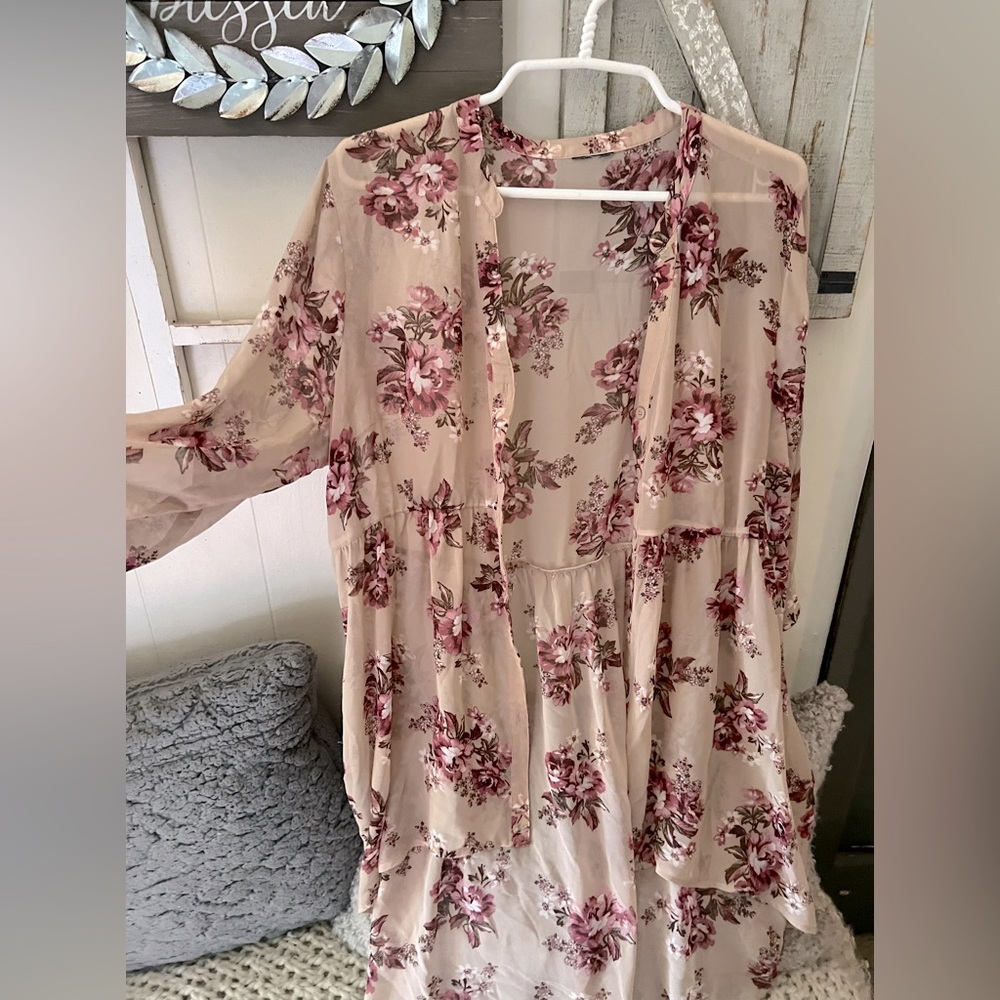 Sheer cardigan